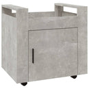 kontorvogn 60x45x60 cm konstrueret træ betongrå