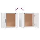 sengeborde 2 stk. 50x39x47 cm hvid