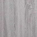 sengeborde 50x39x47 cm 2 stk. grå sonoma-eg
