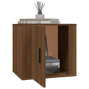 sengeborde 2 stk. 50x39x47 cm brun egetræ