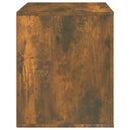 sengebord 50x39x47 cm røget egetræsfarve