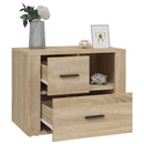 sengebord 60x36x45 cm konstrueret træ Sonoma egetræsfarve