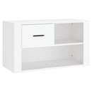 skoreol 80x35x45 cm konstrueret træ hvid