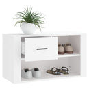 skoreol 80x35x45 cm konstrueret træ hvid