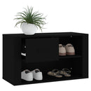 skoreol 80x35x45 cm konstrueret træ sort