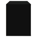 skoreol 80x35x45 cm konstrueret træ sort
