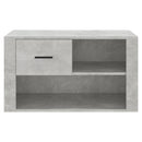 skoreol 80x35x45 cm konstrueret træ betongrå