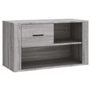 skoskab 80x35x45 cm konstrueret træ grå sonoma-eg
