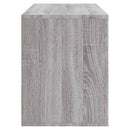skoskab 80x35x45 cm konstrueret træ grå sonoma-eg