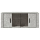 tv-bord 100x35x40 cm konstrueret træ betongrå