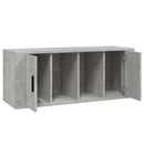 tv-bord 100x35x40 cm konstrueret træ betongrå