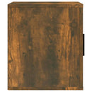 tv-bord 100x35x40 cm konstrueret træ røget egetræsfarve