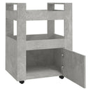 køkkenvogn 60x45x80 cm konstrueret træ betongrå
