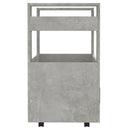 køkkenvogn 60x45x80 cm konstrueret træ betongrå