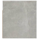 væghængt sengebord 50x36x40 cm betongrå