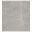 væghængte sengeborde 2 stk. 50x36x40 cm Betongrå