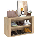 skoreol 75x35x45 cm konstrueret træ sonoma-eg