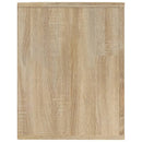 skoreol 75x35x45 cm konstrueret træ sonoma-eg