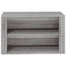 skoreol 75x35x45 cm konstrueret træ grå sonoma-eg