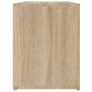 skoreol 100x35x45 cm konstrueret træ sonoma-eg