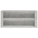 skoreol 100x35x45 cm konstrueret træ betongrå