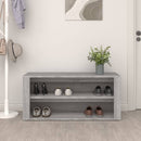skoreol 100x35x45 cm konstrueret træ grå sonoma-eg