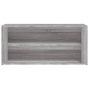 skoreol 100x35x45 cm konstrueret træ grå sonoma-eg