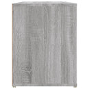 skoreol 100x35x45 cm konstrueret træ grå sonoma-eg