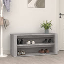 skoreol 100x35x45 cm konstrueret træ grå sonoma-eg