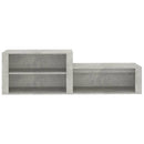 skoreol 150x35x45 cm konstrueret træ betongrå