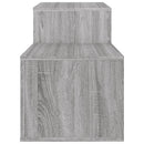 skoskab 150x35x45 cm konstrueret træ grå sonoma-eg