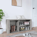 skoskab 100x35x45 cm konstrueret træ grå sonoma-eg