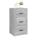 skænk 40x33x70 cm konstrueret træ grå sonoma-eg
