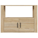 skænk 80x30x60 cm konstrueret træ sonoma-eg
