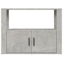 skænk 80x30x60 cm konstrueret træ betongrå