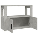 skænk 80x30x60 cm konstrueret træ betongrå