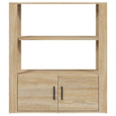skænk 80x30x90 cm konstrueret træ sonoma-eg