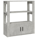 skænk 80x30x90 cm konstrueret træ betongrå
