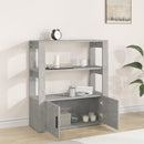 skænk 80x30x90 cm konstrueret træ betongrå