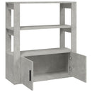 skænk 80x30x90 cm konstrueret træ betongrå