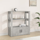 skænk 80x30x90 cm konstrueret træ betongrå