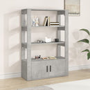 skænk 80x30x119,5 cm konstrueret træ betongrå