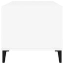sofabord 90x49x45 cm konstrueret træ hvid