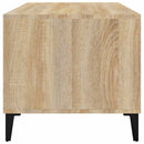 sofabord 90x49x45 cm konstrueret træ sonoma-eg