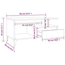 sofabord 90x49x45 cm konstrueret træ sonoma-eg