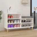 skoreol 102x36x60 cm konstrueret træ hvid