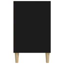 skoreol 102x36x60 cm konstrueret træ sort
