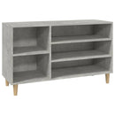skoreol 102x36x60 cm konstrueret træ betongrå