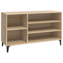 skoreol 102x36x60 cm konstrueret træ sonoma-eg