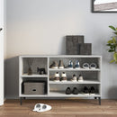 skoreol 102x36x60 cm konstrueret træ betongrå